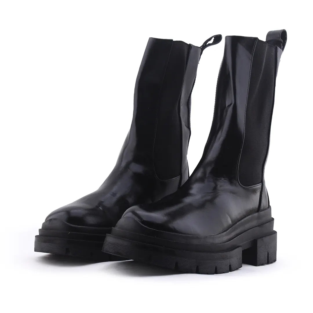 Zara Stretchable Ankle Boot | 100% Authentic Leather
