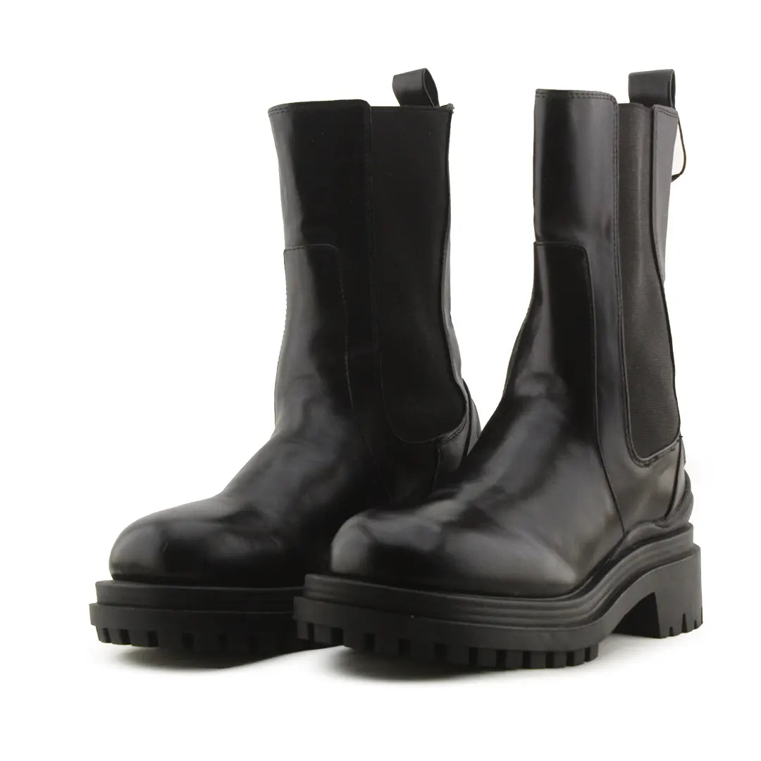 Bershka Stretchable Ankle Boot | 100% Authentic Leather