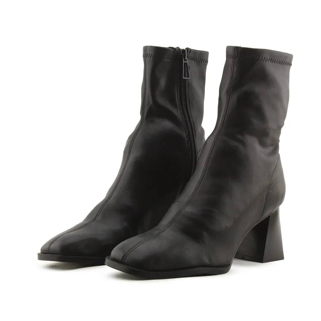 Stradivarius Zipper Ankle Boot | 100% Authentic Leather