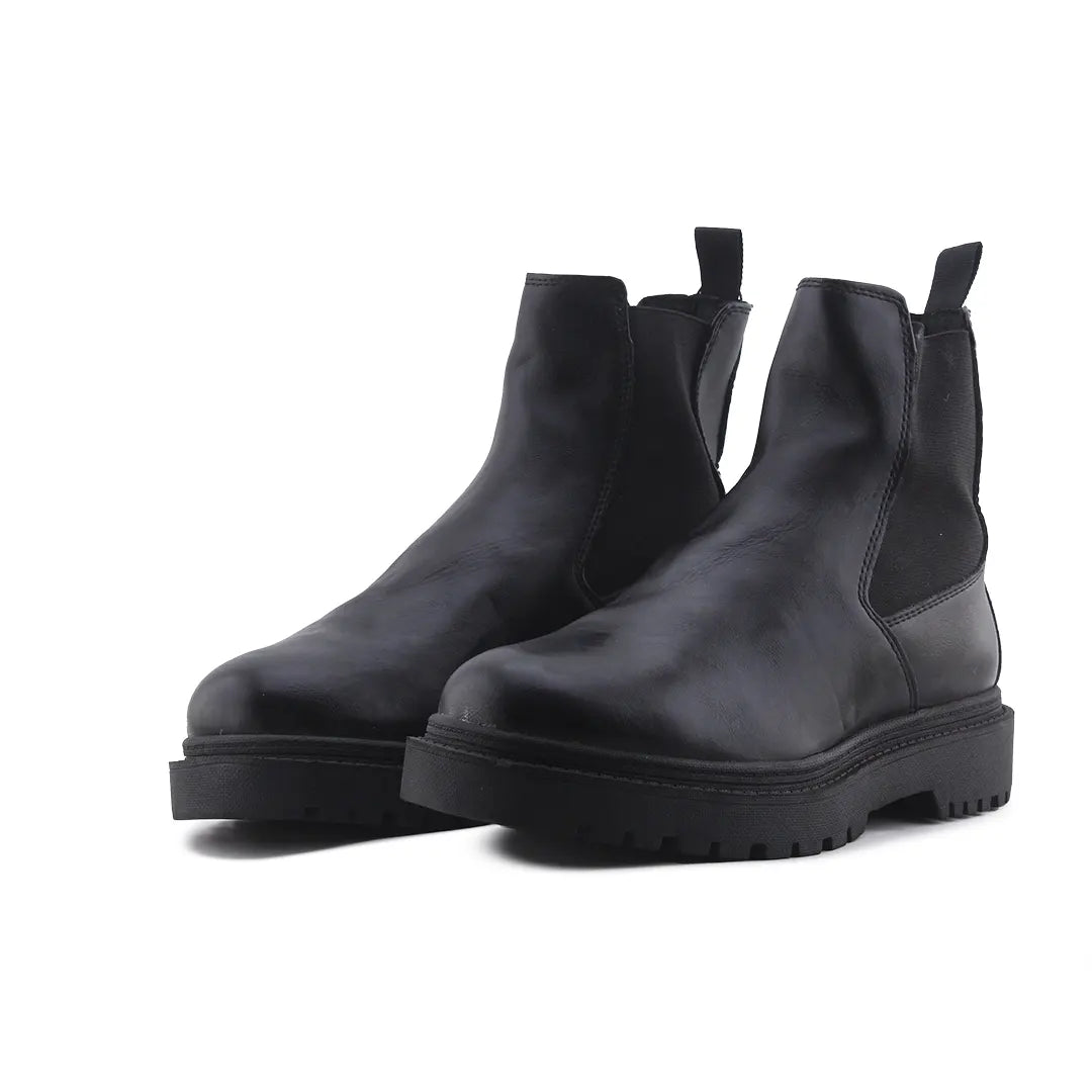 Pull & Bear Stretchable Ankle Boot | 100% Authentic Leather
