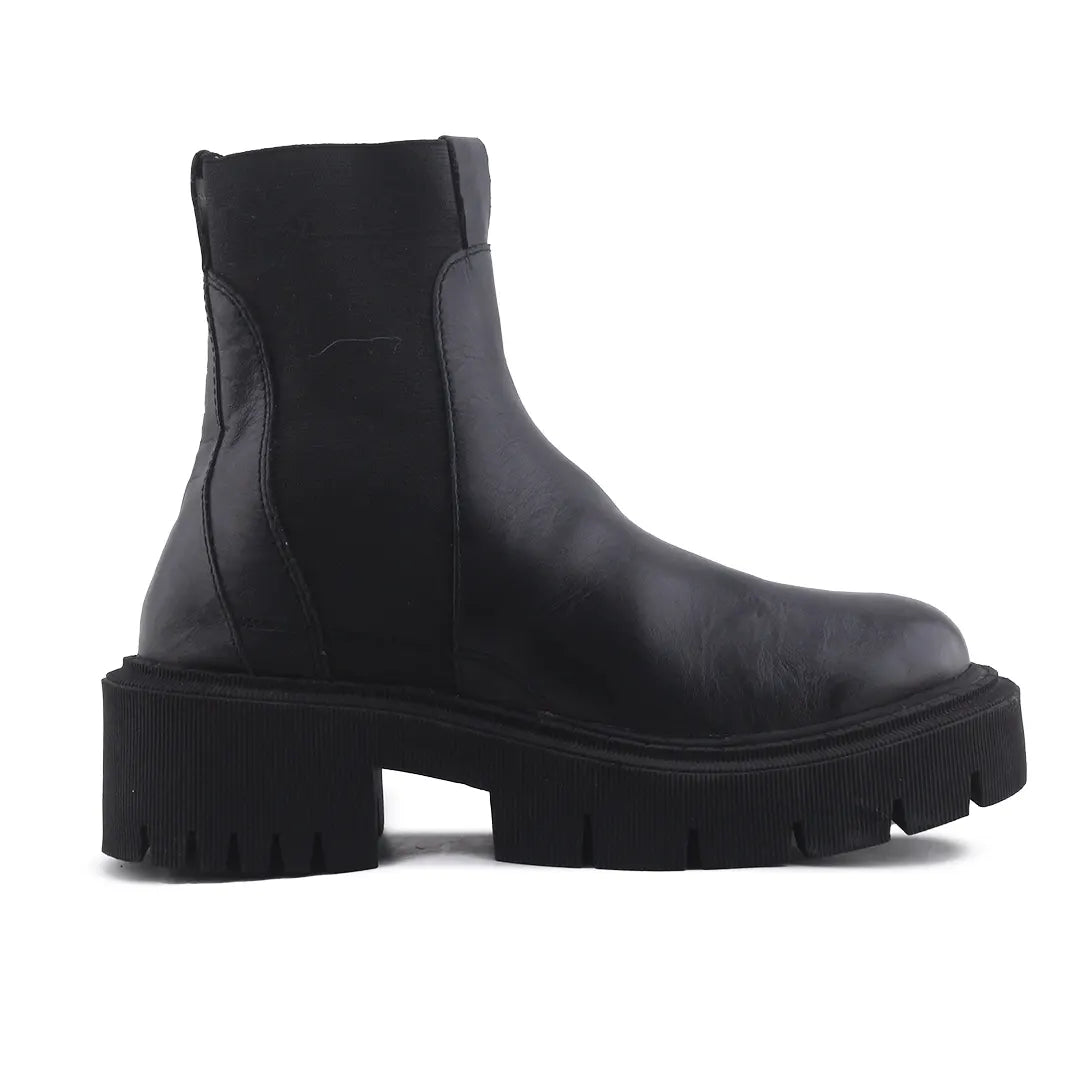 Zara Stretchable Ankle Boot | 100% Authentic Leather