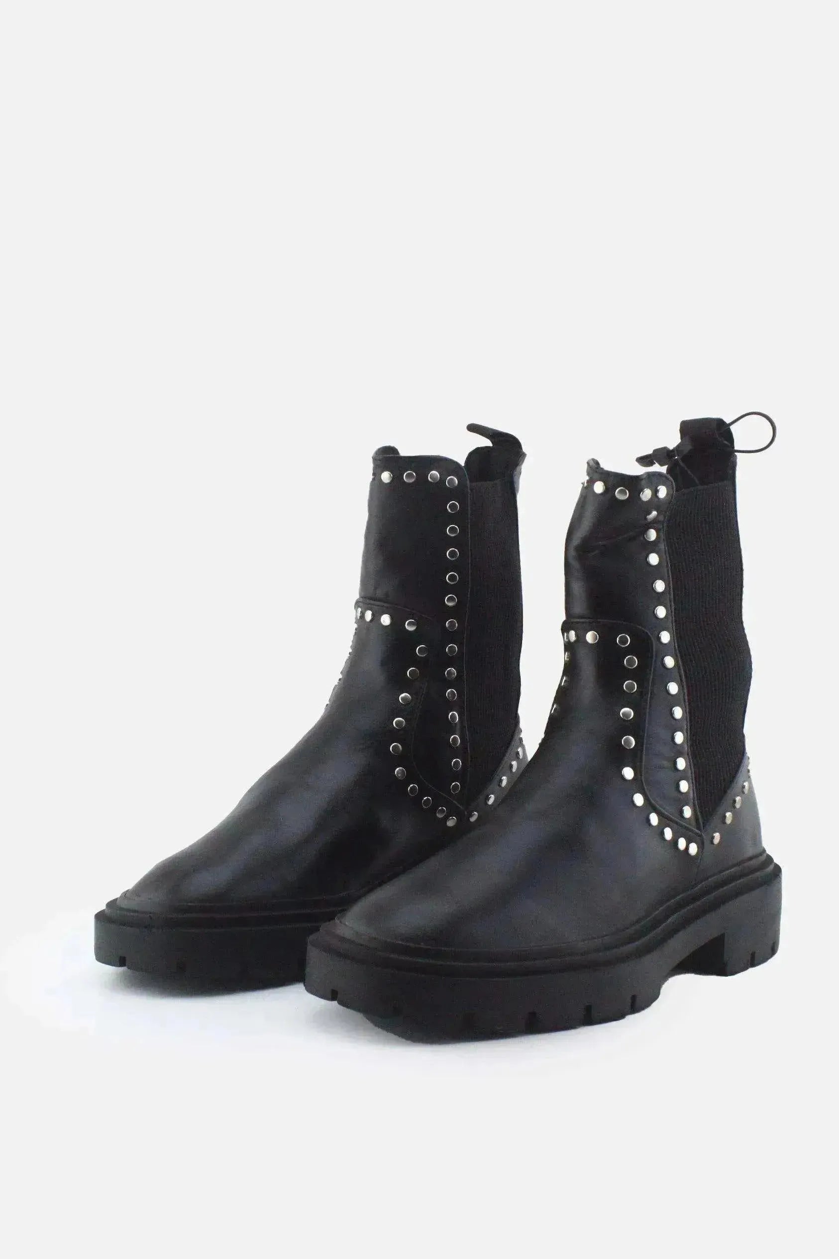 Zara Stretchable Chelsea Ankle Boots | 100% Authentic Leather - sundaybazar