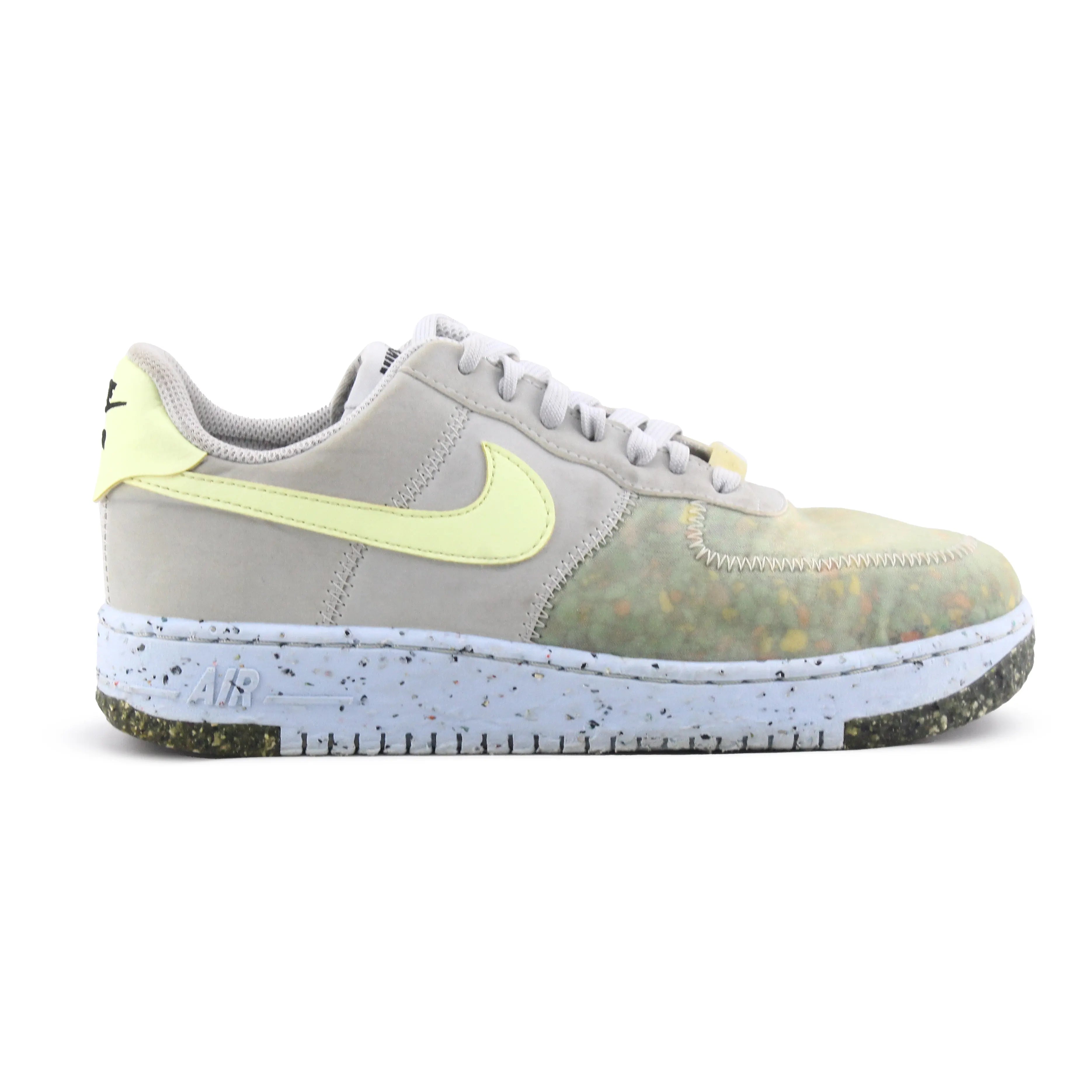 Nike Air Force 1 Crater Pure Platinum Barely Volt CT1986-001