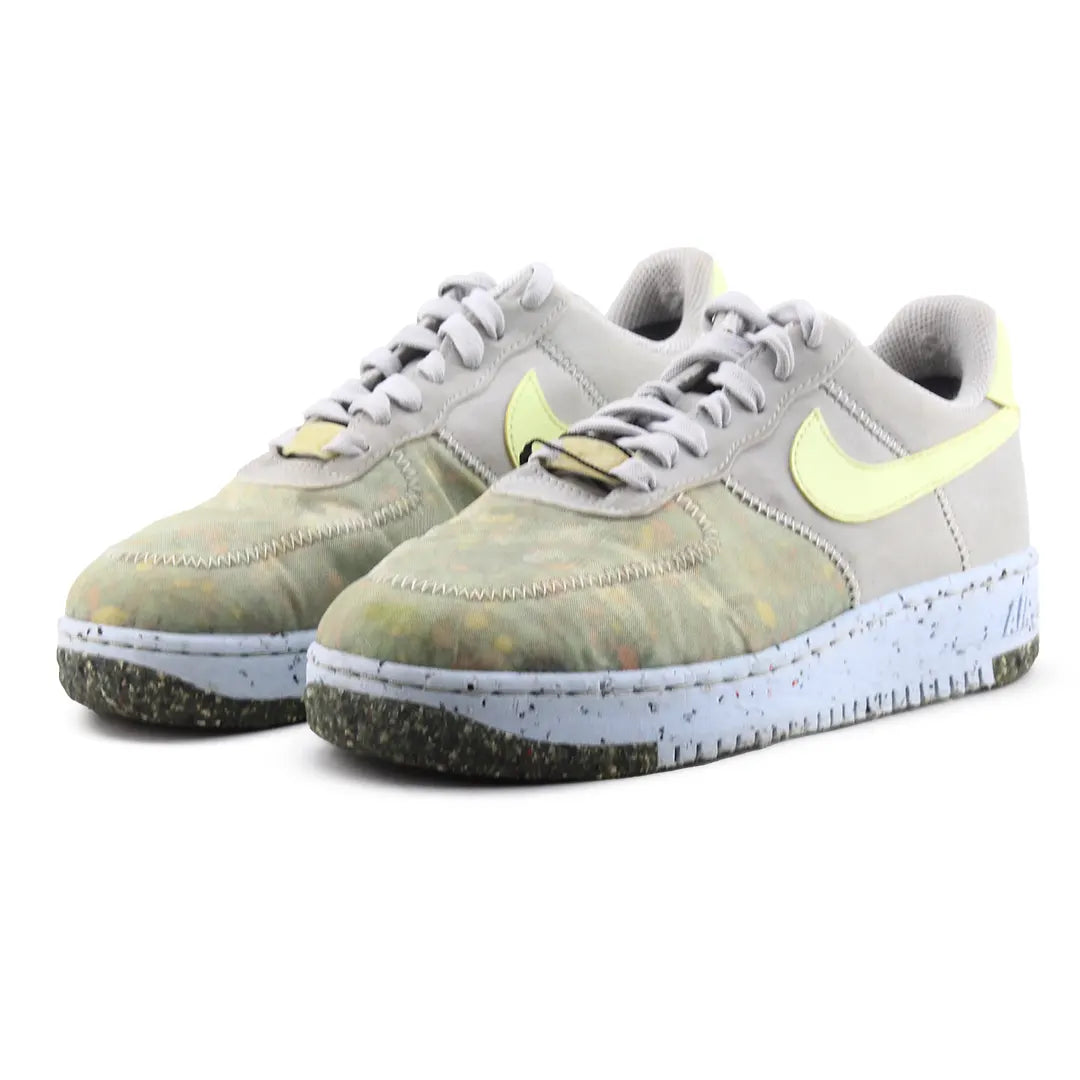 Nike Air Force 1 Crater Pure Platinum Barely Volt CT1986-001