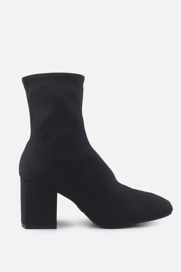 Zara Zipper Block Ankle Boots | Textile