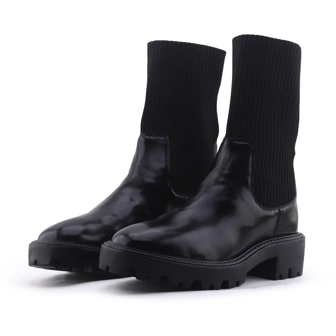 Lefties Stretchable Ankle Boot | 100% Authentic Leather