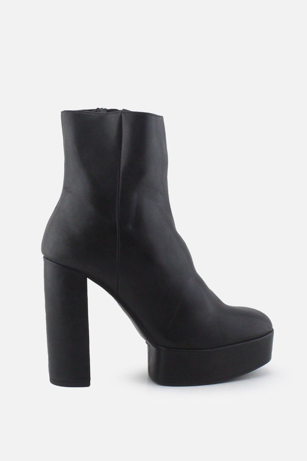 Zara Zipper Block Ankle Boots | 100% Authentic Leather