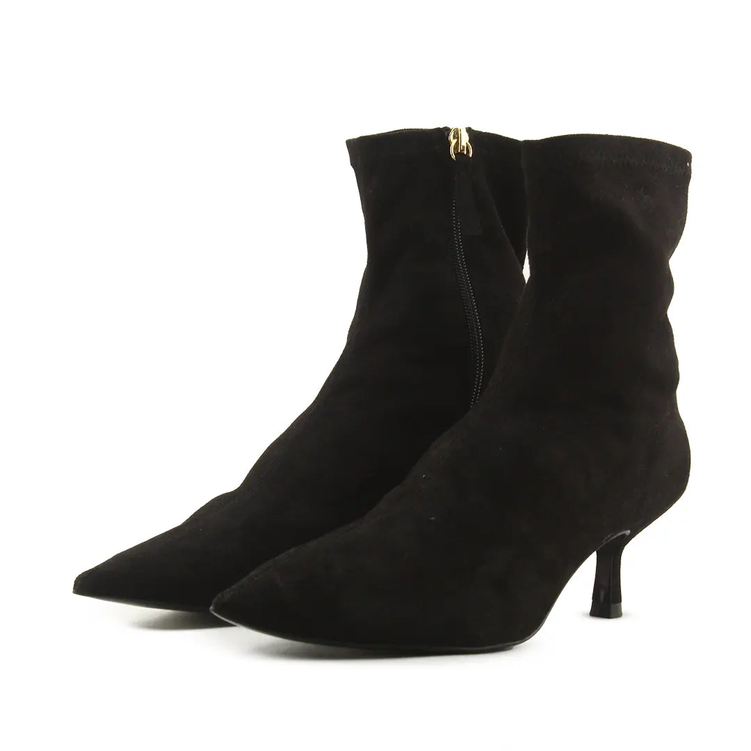 Zara Zipper Ankle Boots