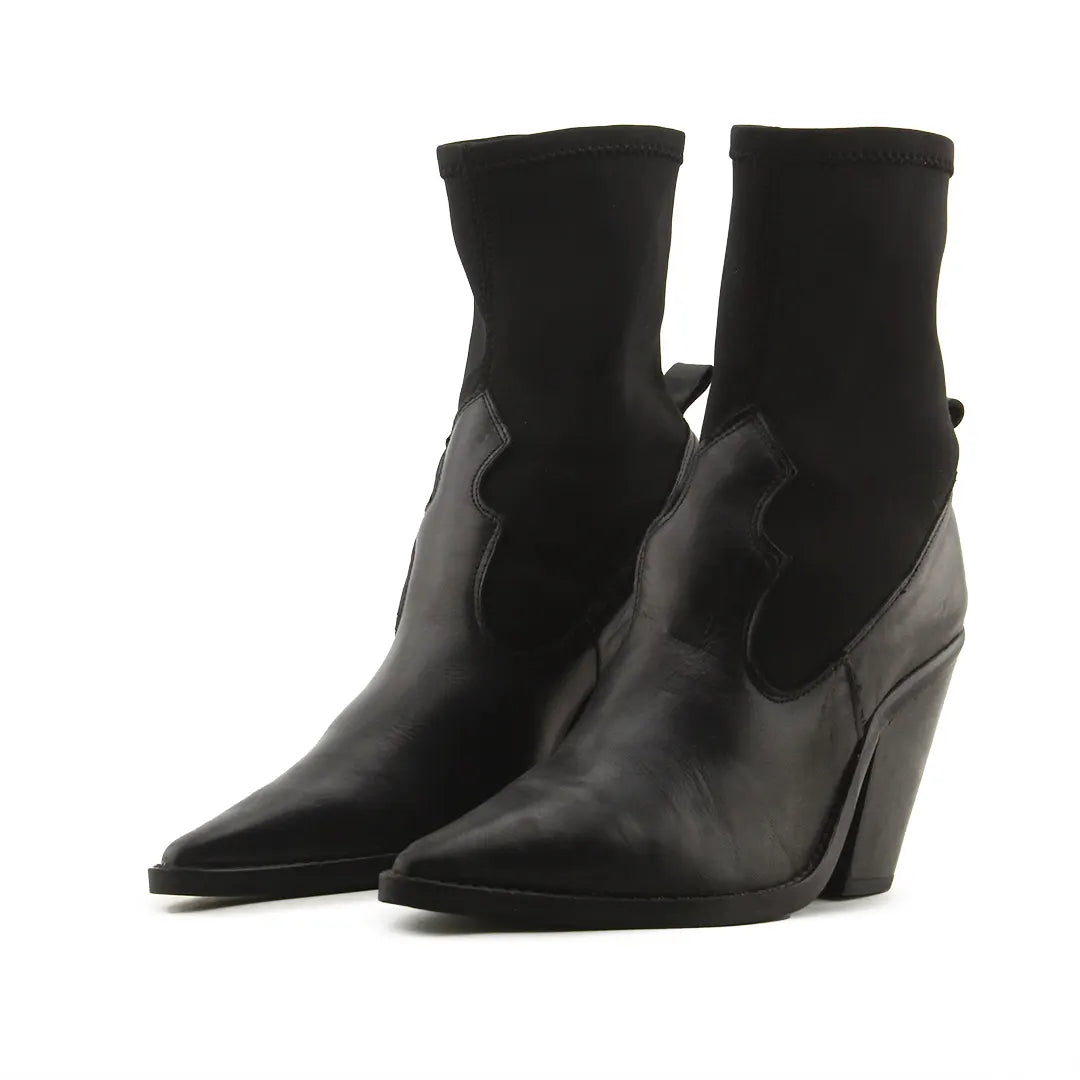 Mango Stretchable Ankle Boot | 100% Authentic Leather