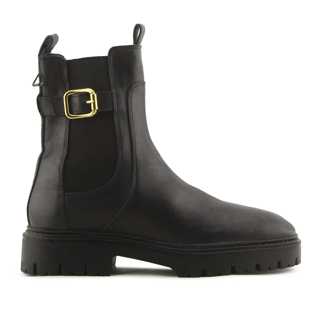 Zara Sterchable Buckle Strap Ankle Boots | 100% Authentic Leather
