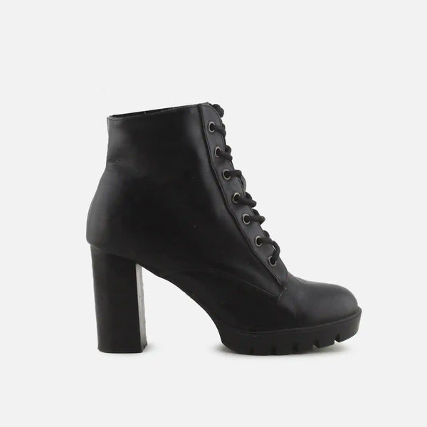 European Brand Block Ankle Boots
