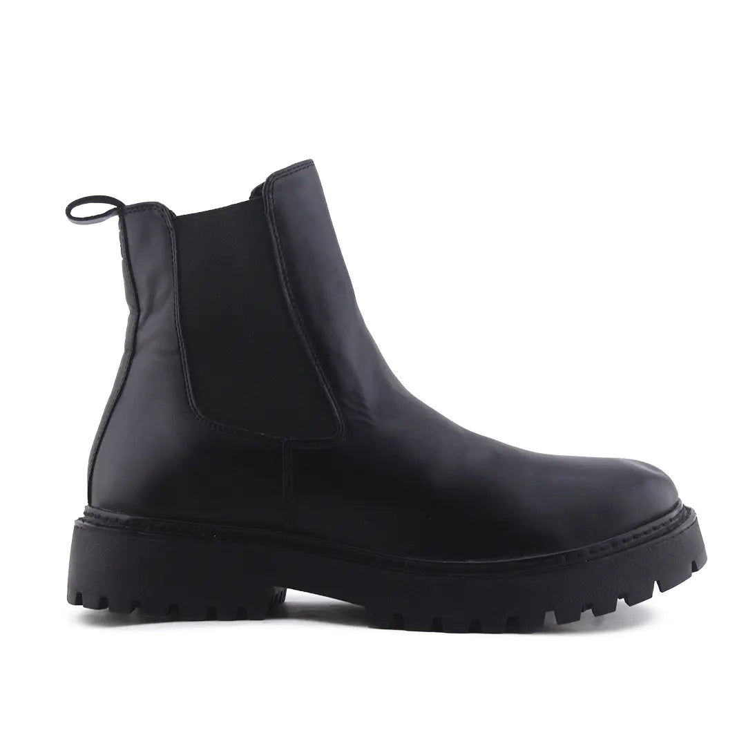 Pull & Bear Stretchable Ankle Boot | 100% Authentic Leather