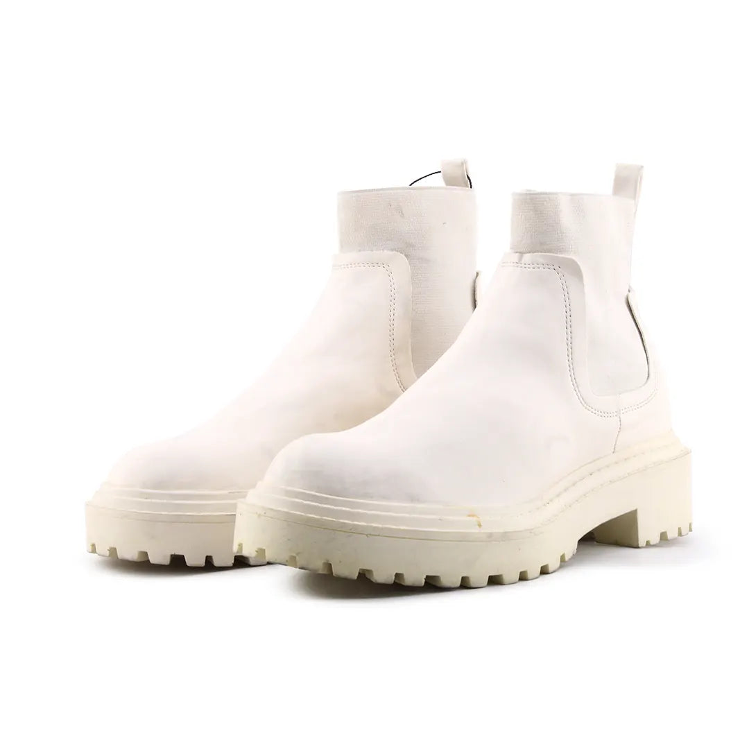 Stradivarius Stretchable Ankle Boot | 100% Authentic Leather
