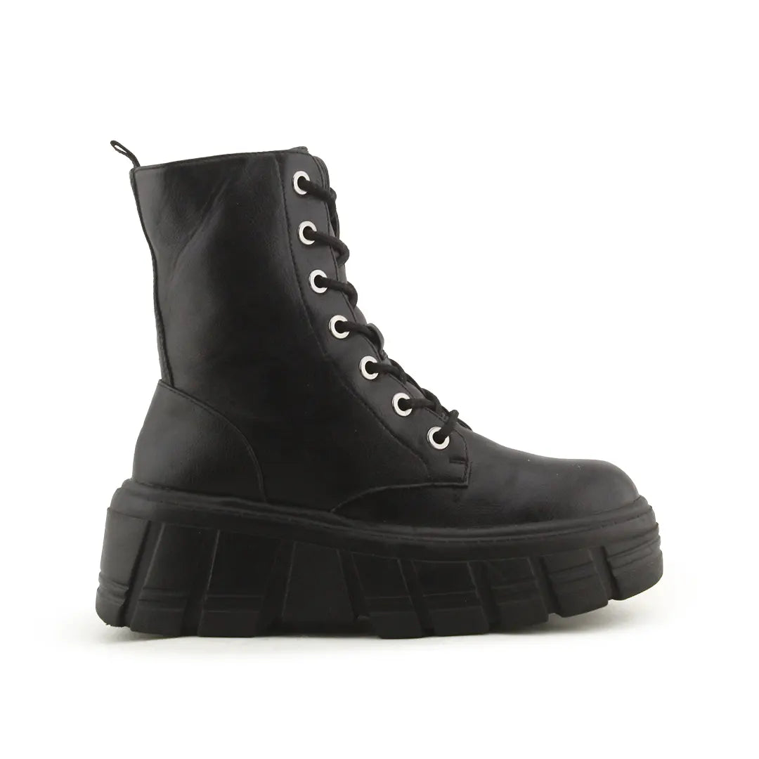 Stradivarius Zipper Lace Up Ankle Boot | 100% Authentic Leather