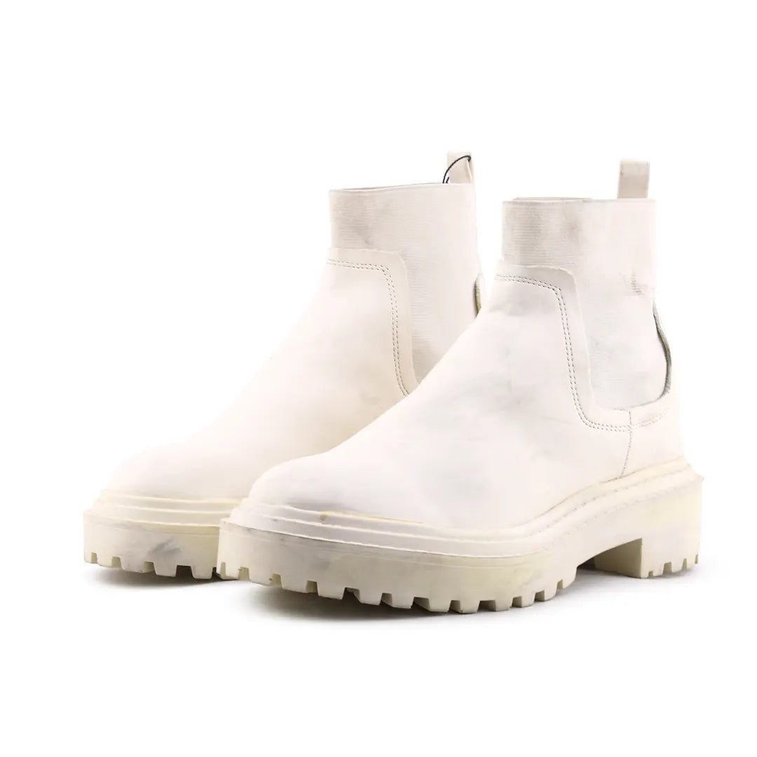 Stradivarius Stretchable Ankle Boot | 100% Authentic Leather