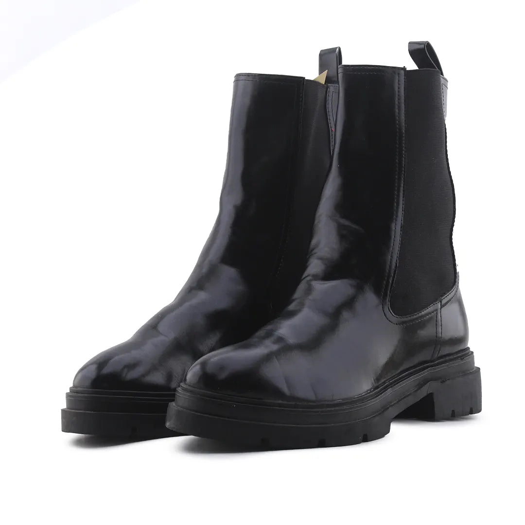 Zara Stretchable Ankle Boot | 100% Authentic Leather