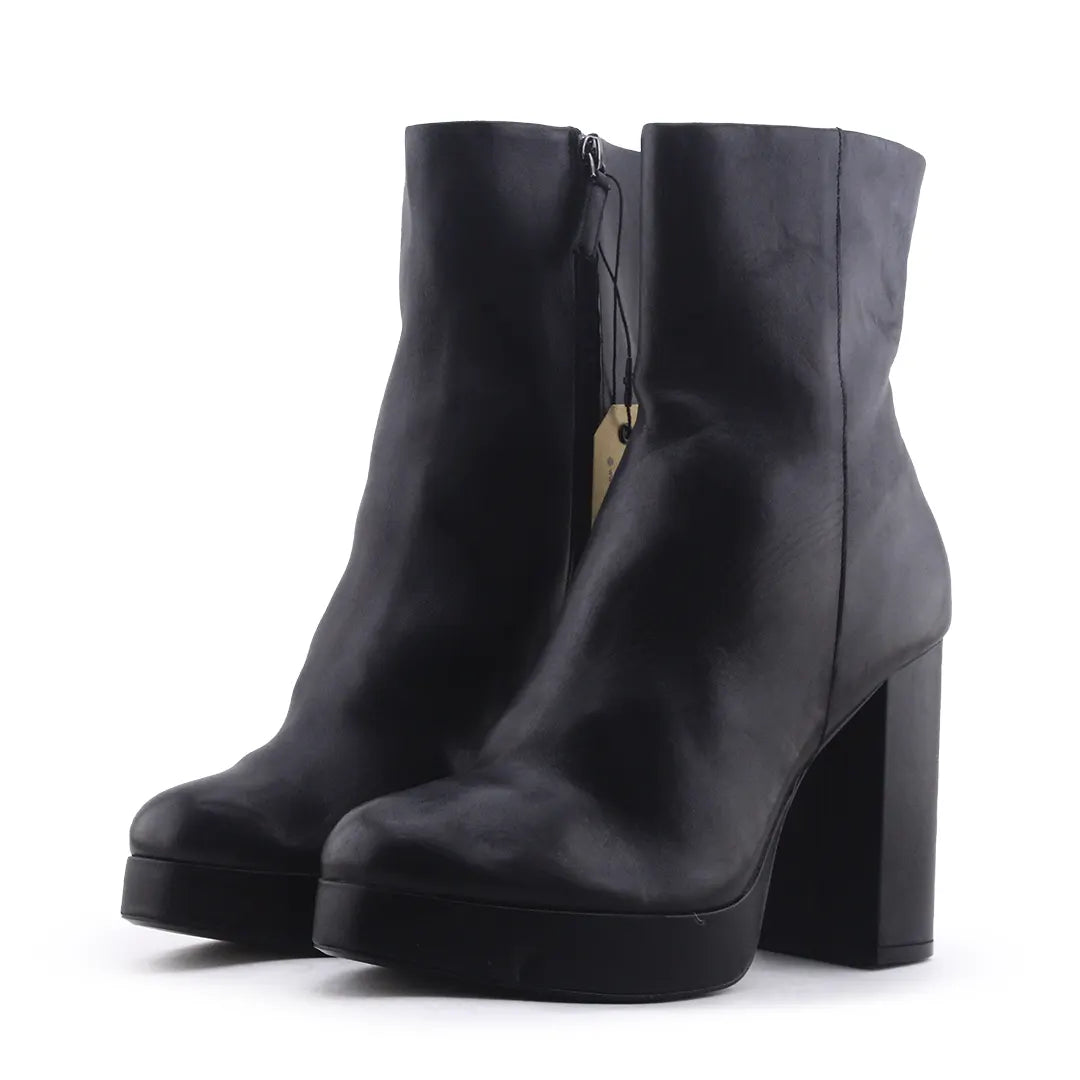 Zara Zipper Ankle Boot | 100% Authentic Leather