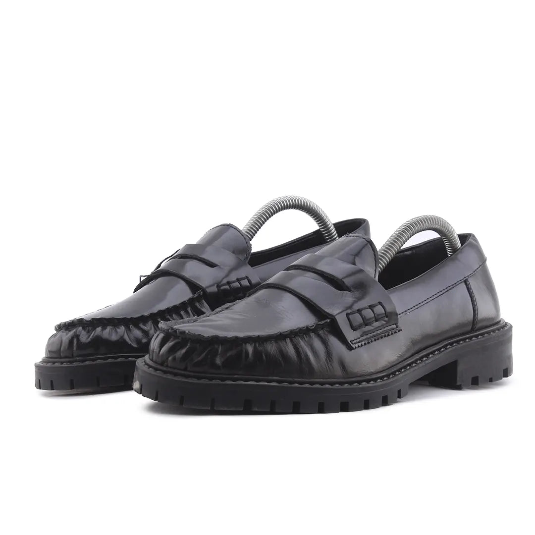 Zara Penny Strap Loafers