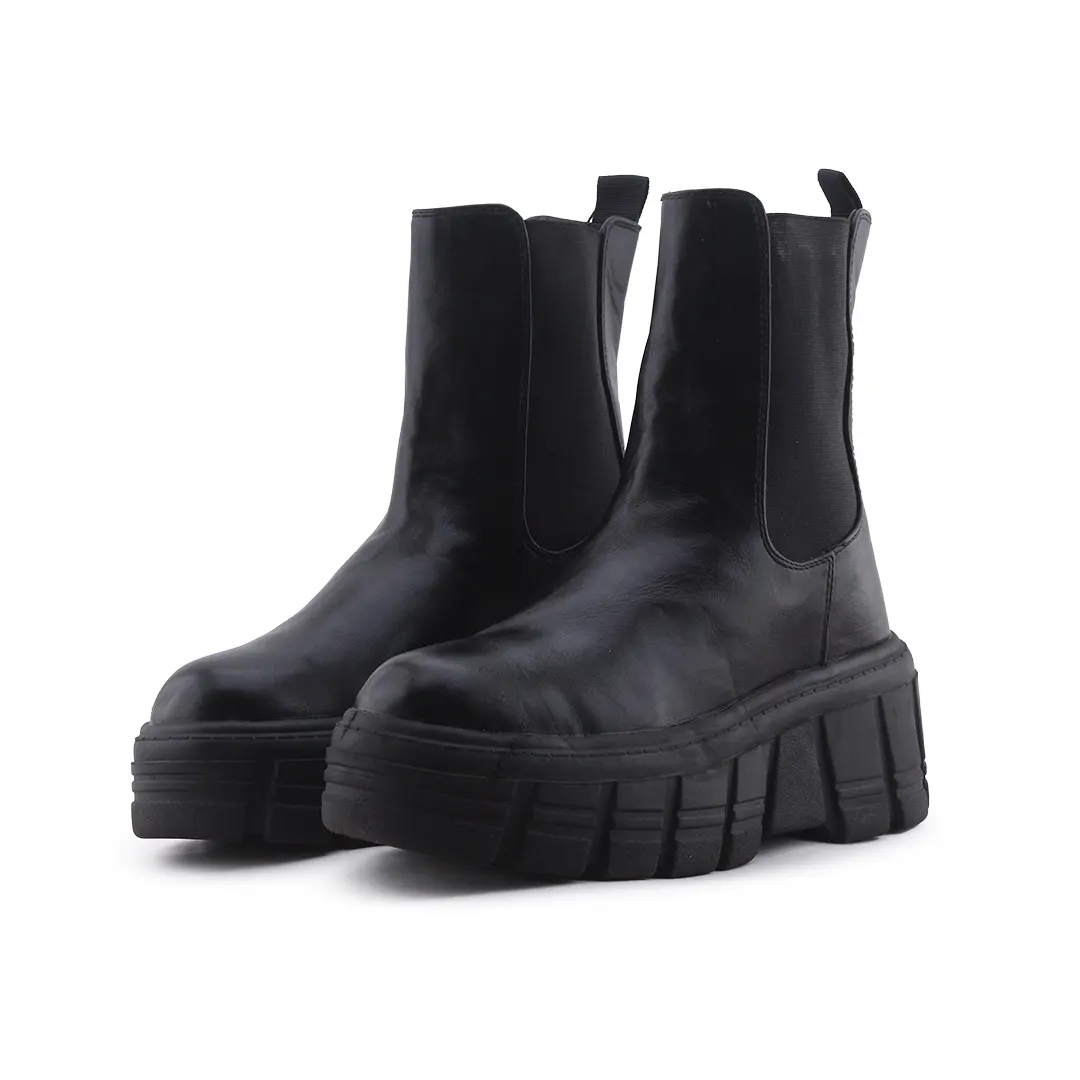 Stradivarius Stretchable Ankle Boot | 100% Authentic Leather