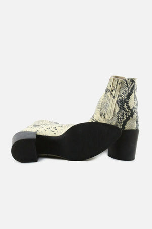 Jain Stretchable Block Ankle Boots | 100% Authentic Leather - sundaybazar