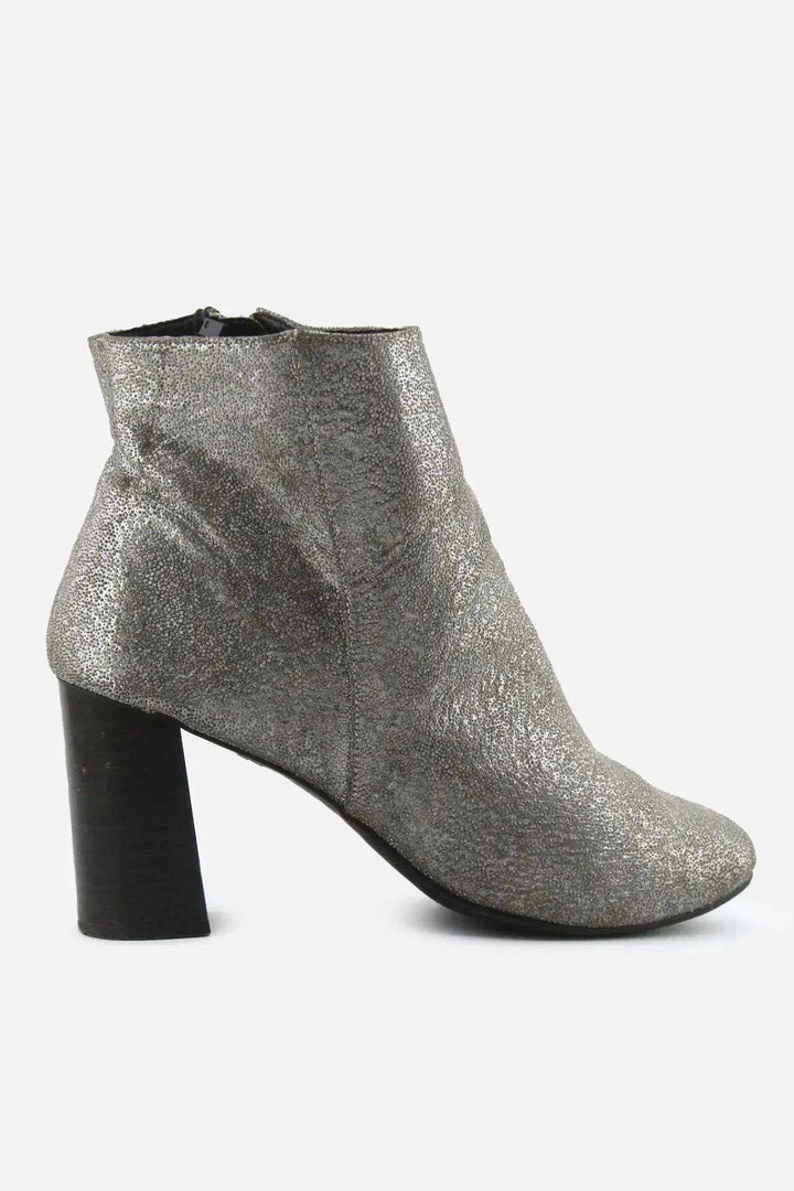 New look Zipper Block Heels Ankle Boots | Textile - sundaybazar
