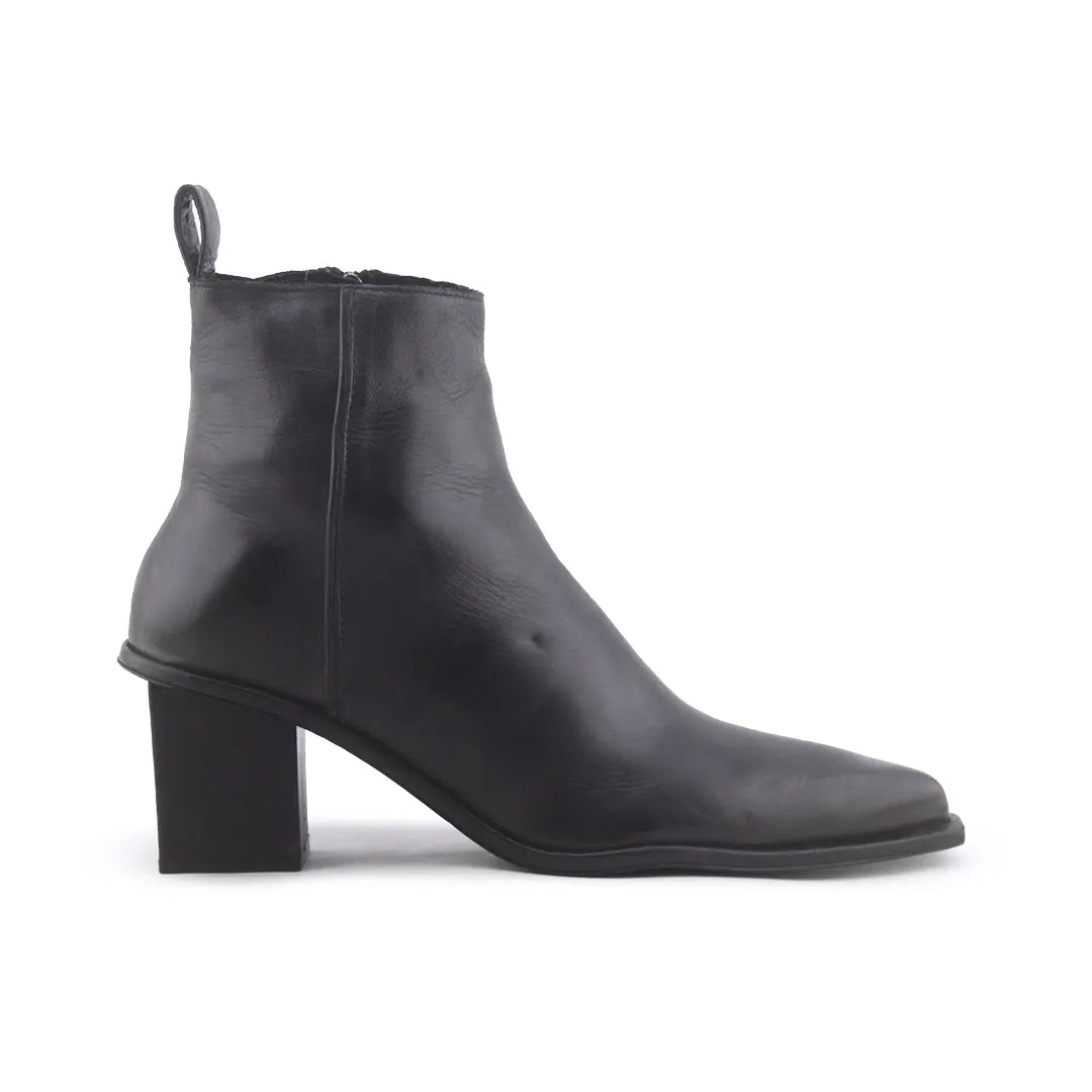 Zara Zipper Ankle Boot | 100% Authentic Leather