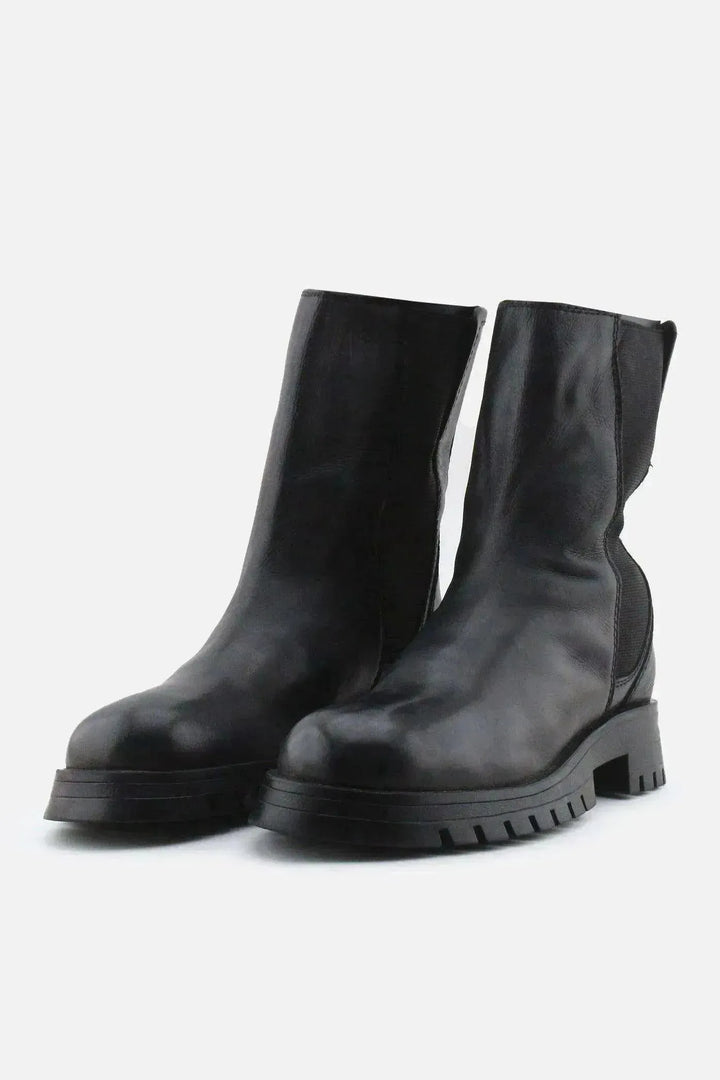 Zara Stretchable Ankle Boots | 100% Authentic Leather - sundaybazar