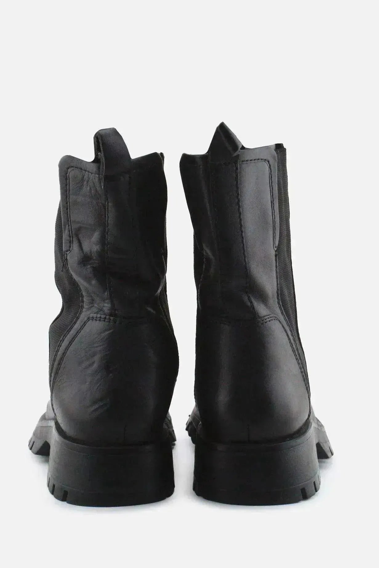 Zara Stretchable Ankle Boots | 100% Authentic Leather - sundaybazar
