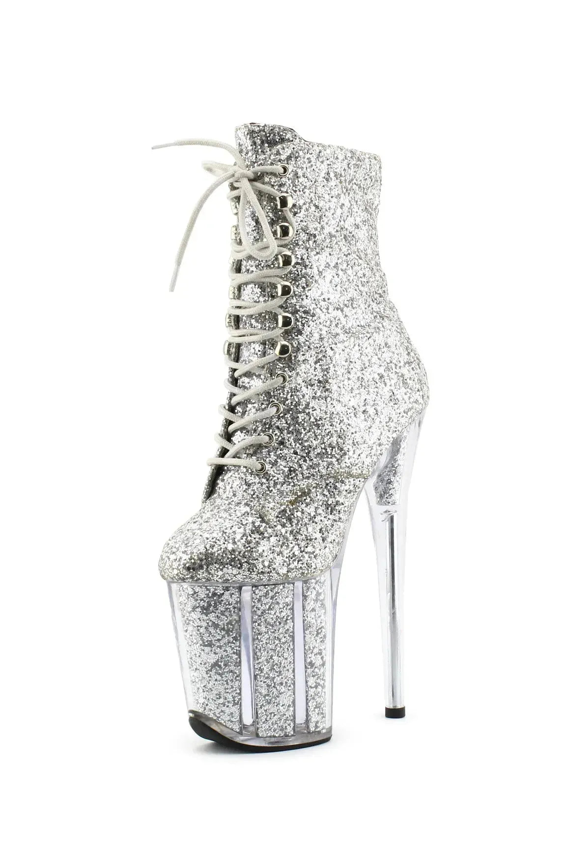 Mew Zipper Laces Platform Boots | Textile