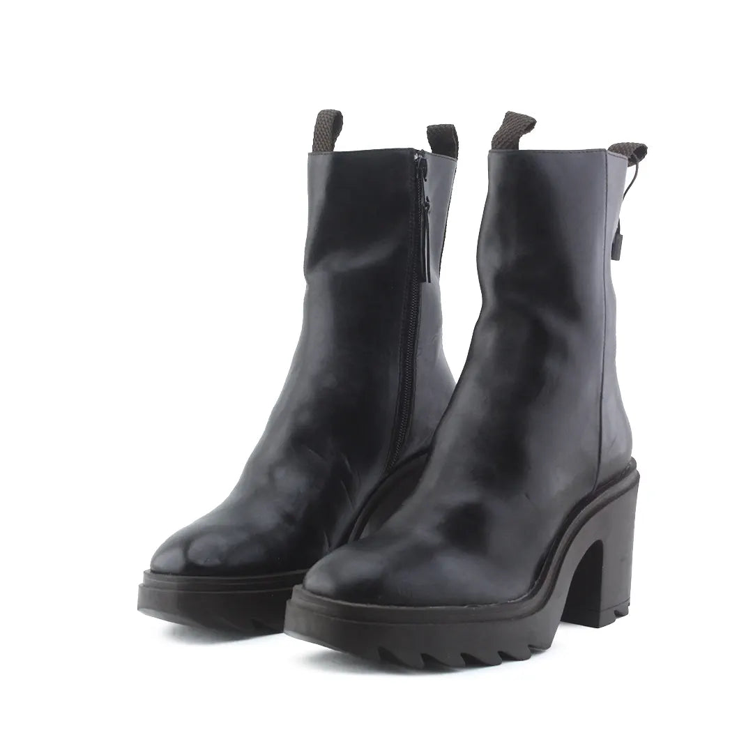 Zara Zipper Ankle Boot | 100% Authentic Leather