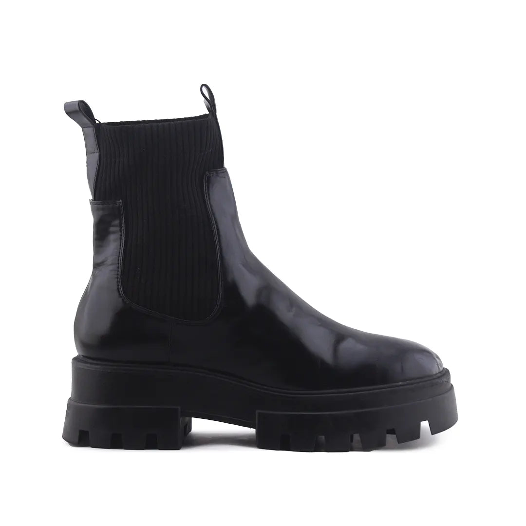 Pull & Bear Stretchable Ankle Boot | 100% Authentic Leather