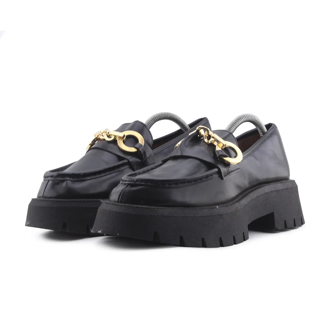 Zara Penny Strap Loafers