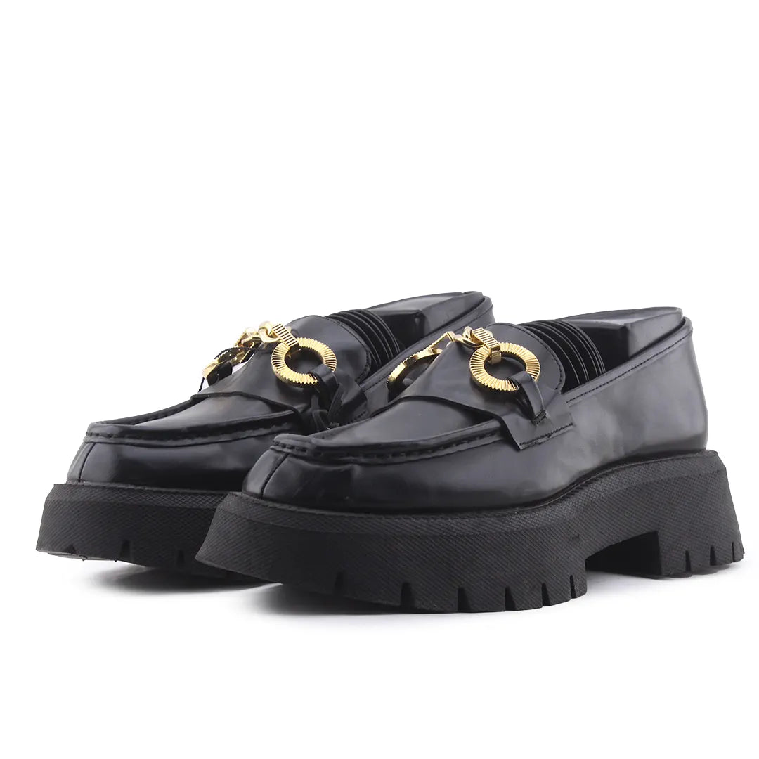 Zara Penny Strap Loafers
