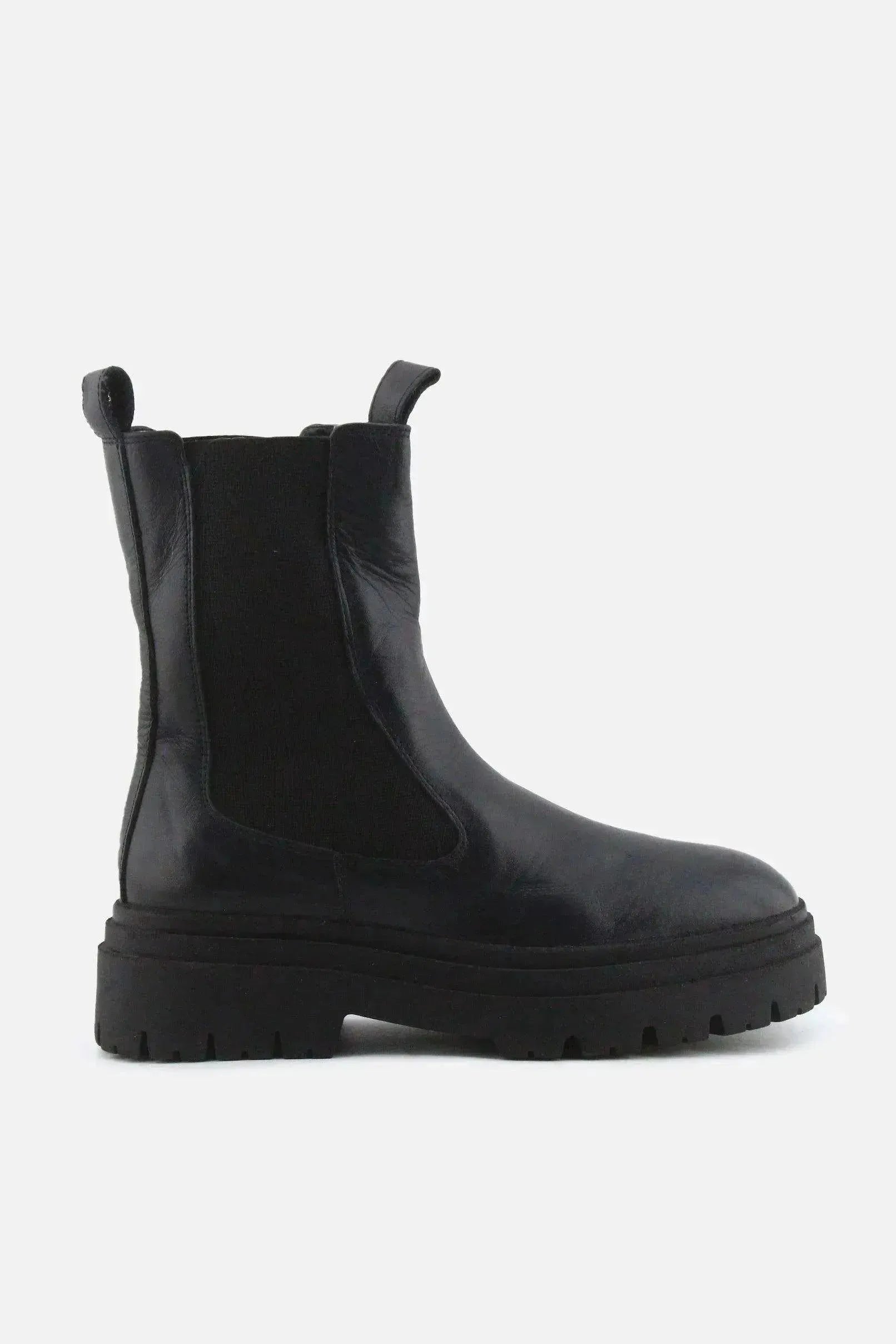 Zara Stretchable Chelsea Ankle Boots | 100% Authentic Leather - sundaybazar