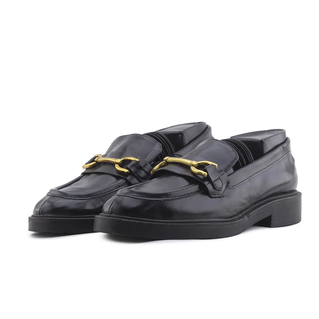 Zara Penny Strap Loafers