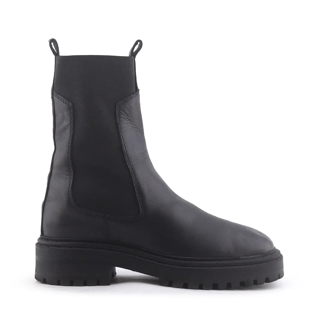 Massimo Dutti Stretchable Ankle Boots | 100% Authentic Leather
