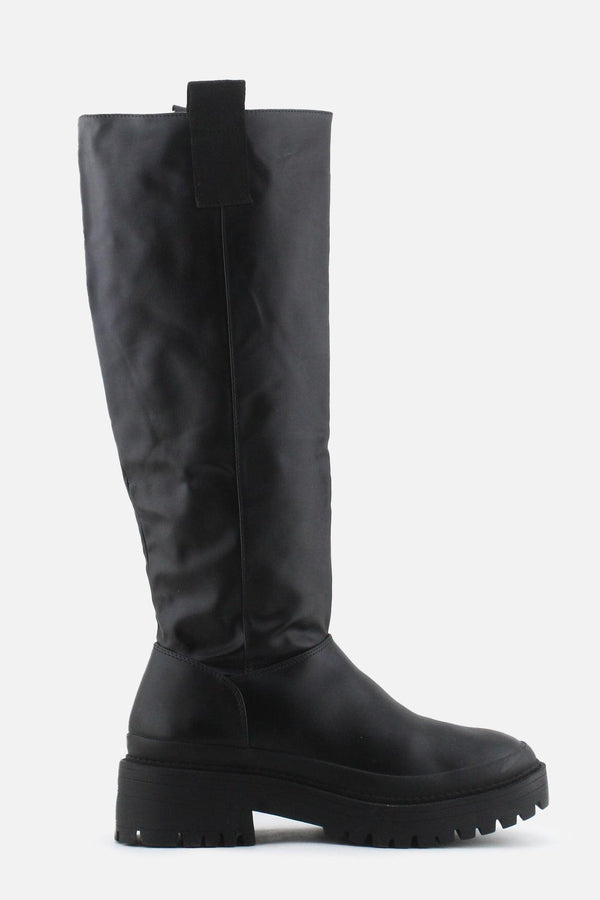 Stradivarius Zipper Knee High Boots | 100% Authentic Leather