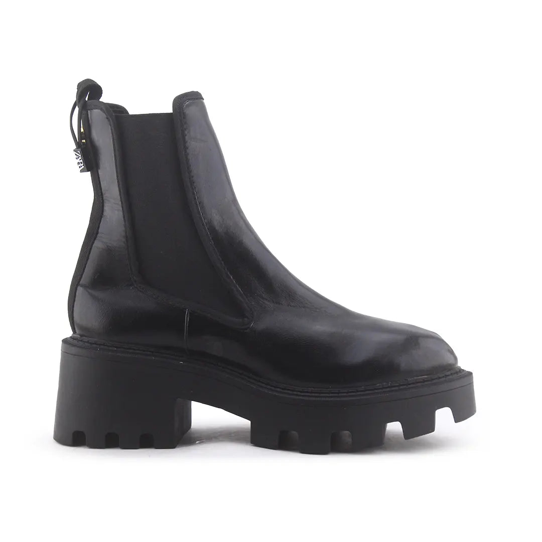 Zara Stretchable Ankle Boot | 100% Authentic Leather