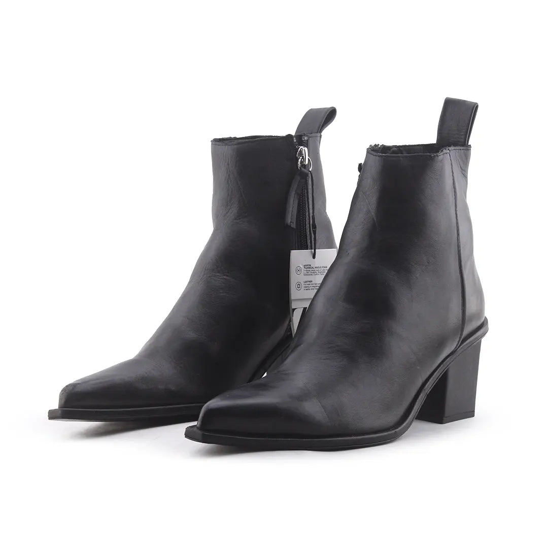 Zara Zipper Ankle Boot | 100% Authentic Leather