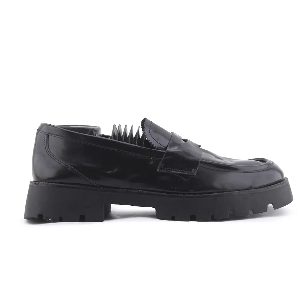 Pull & Bear Patent Penny Strap Loafers