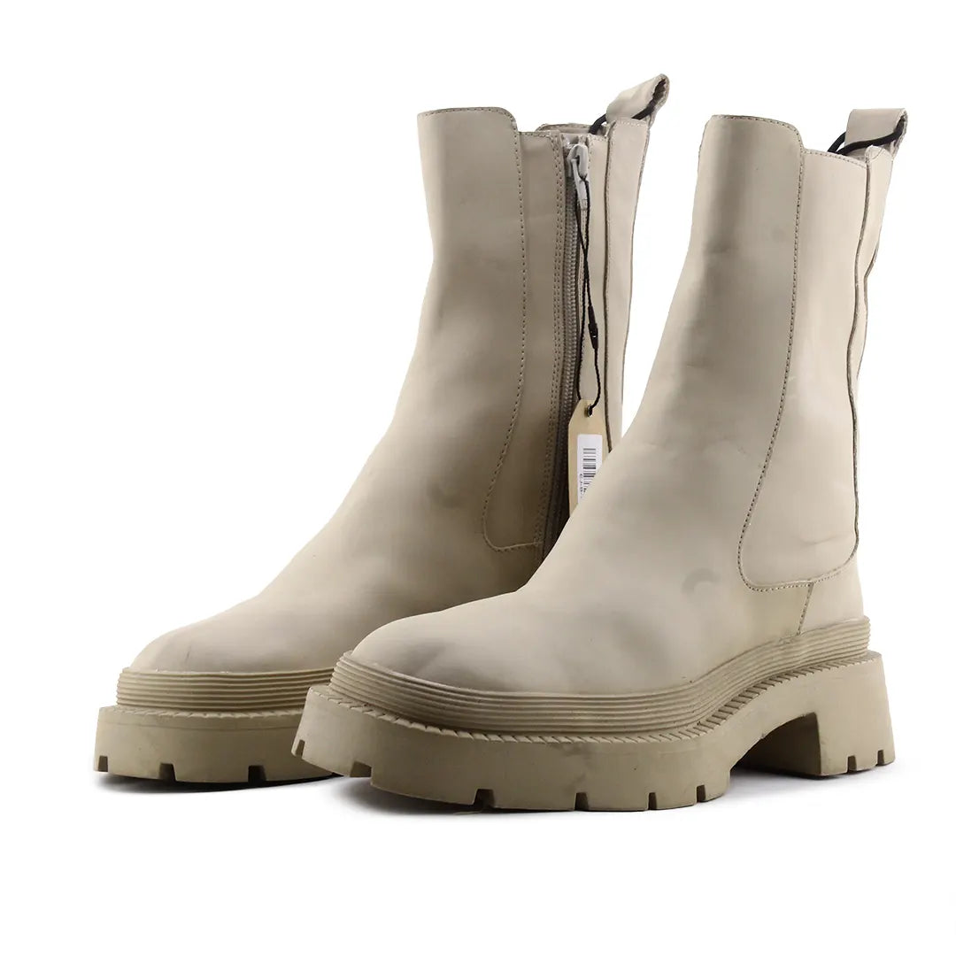 Zara Zipper Ankle Boot | 100% Authentic Leather