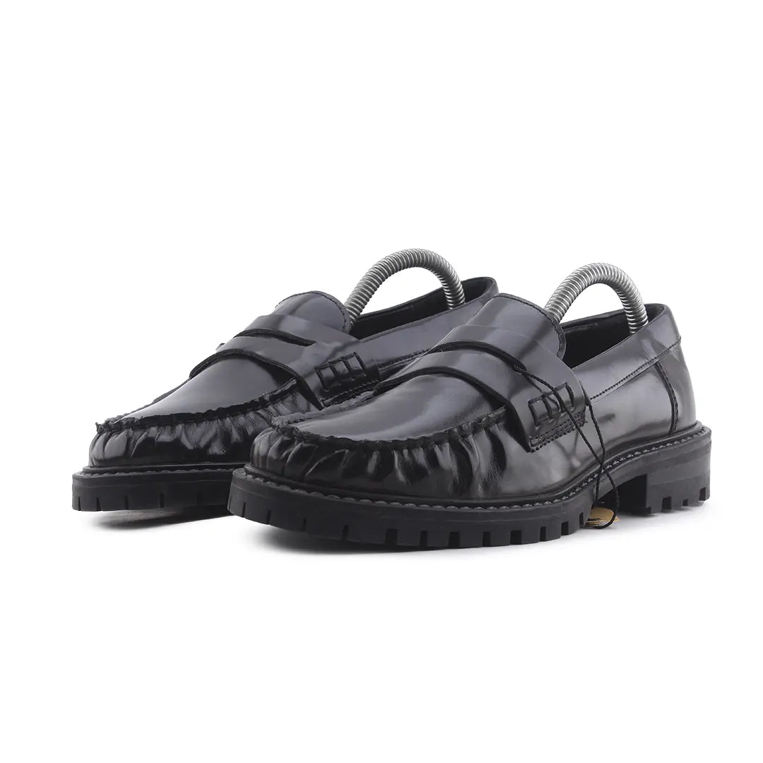 Zara Penny Strap Loafers