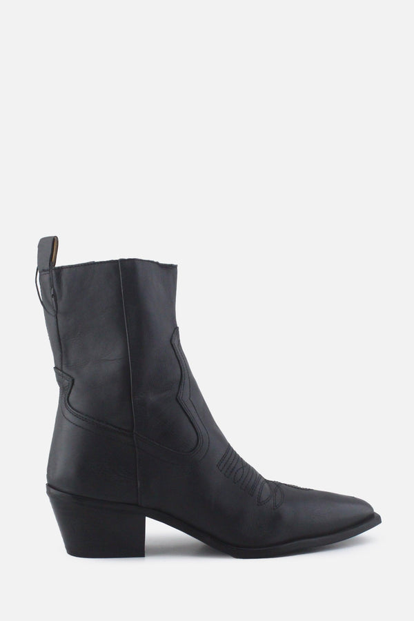 Zara Zipper Block Ankle Boots | 100% Authentic Leather