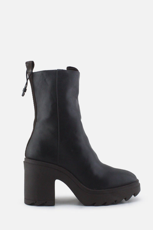 Zara Zipper Block Ankle Boots | 100% Authentic Leather