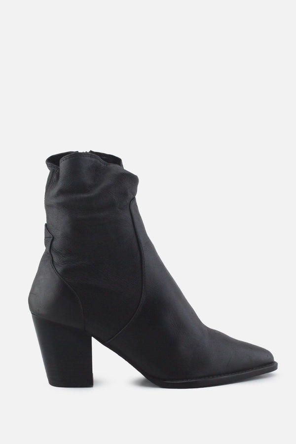 Zara Zipper Block Ankle Boots | 100% Authentic Leather