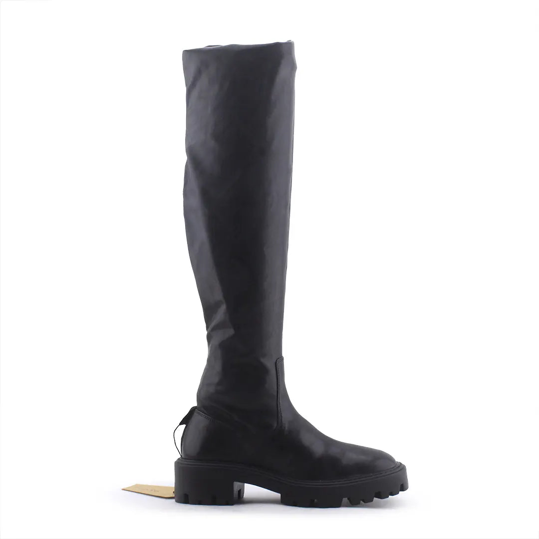 Lefties Zipper Knee High Boot | 100% Authentic Leather