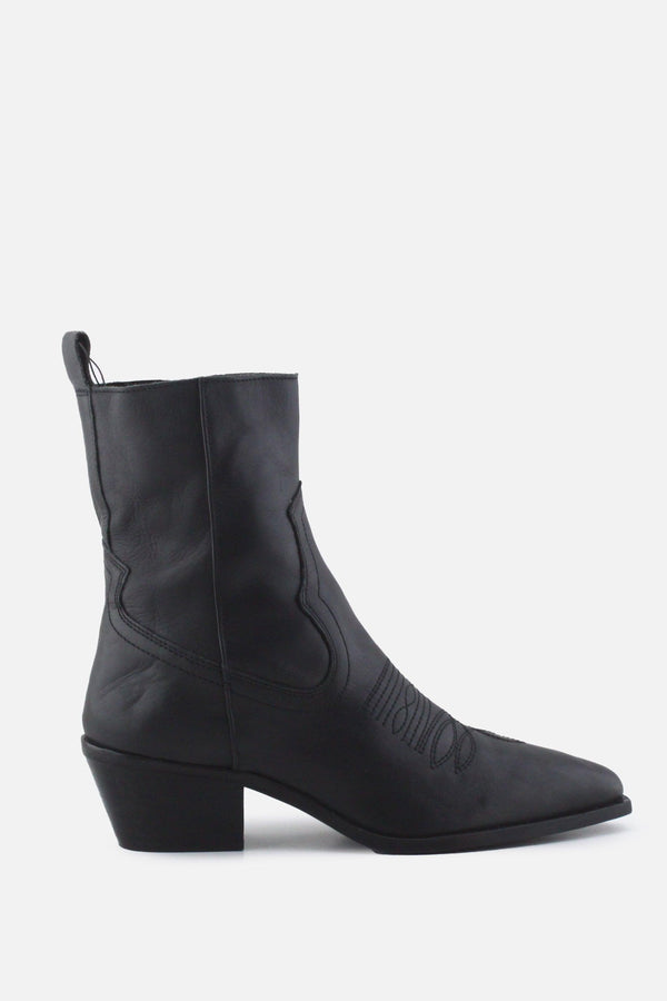 Zara Zipper Block Ankle Boots | 100% Authentic Leather