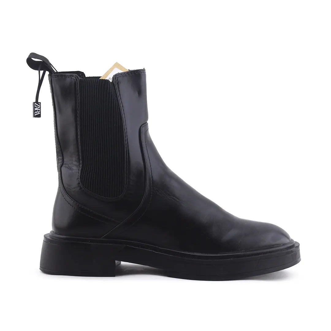 Zara Stretchable Ankle Boot  | 100% Authentic Leather