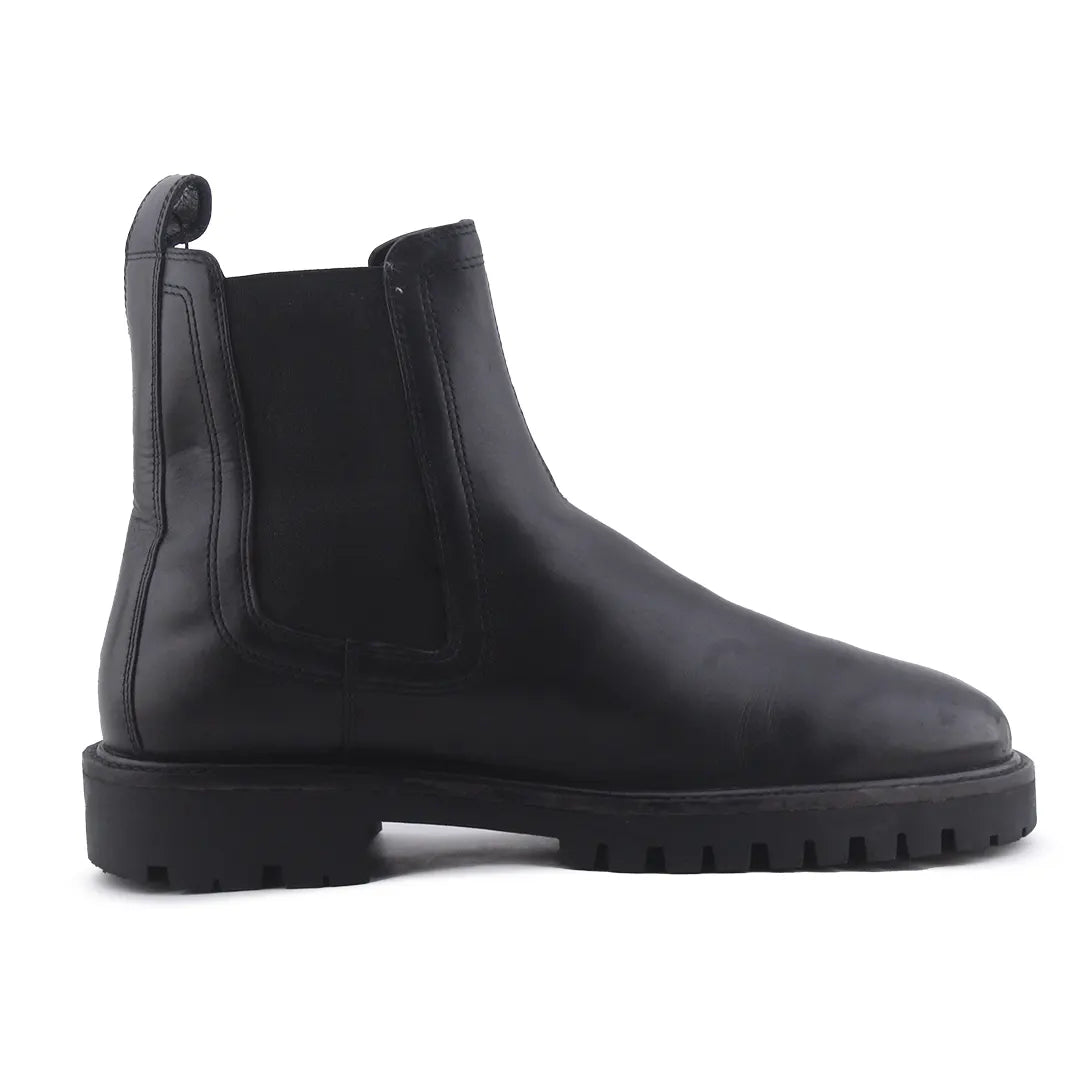 Massimo Dutti Stretchable Ankle Boot | 100% Authentic Leather