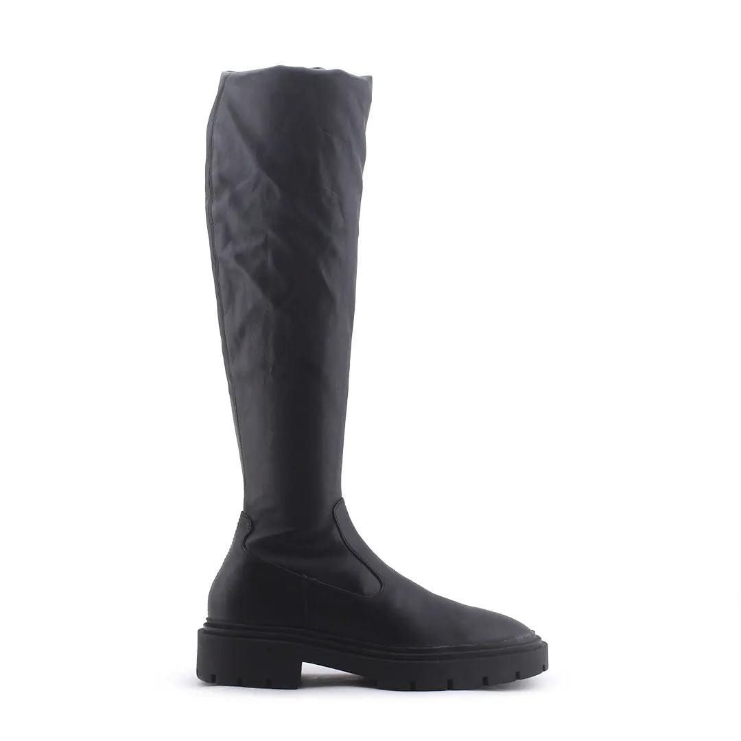Zara Zipper Knee High Boot | 100% Authentic Leather